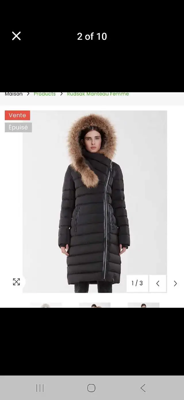 RUDSAK PUFFER COAT Sz M in Women's - Tops & Outerwear in Kitchener / Waterloo - Image 4