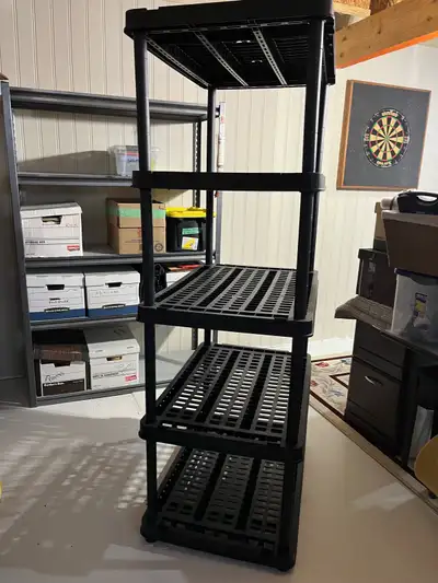 black storage shelf, View more