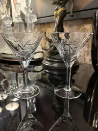 Set de 2 coupes à martini cristal pinwheel