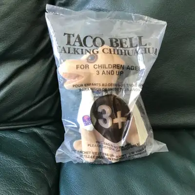 Taco Bell talking chihuahua, new, View more