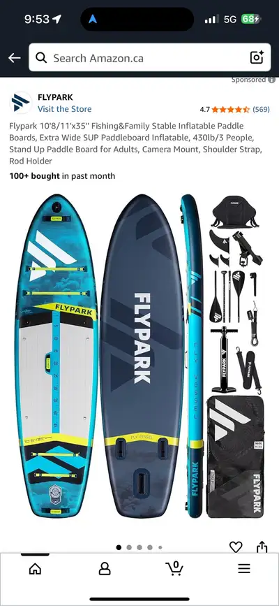 Flypark fishing Paddleboard, View more