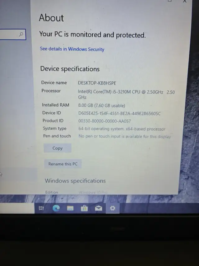3/10:Lenovo ThinkPad E430 i5-3210M 8GB 500GB Win 10 new battery in Laptops in Windsor Region - Image 3