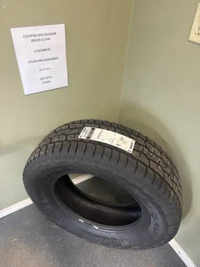 Brand new set of studdable winter tires. Studding, mounting and balancing available for additional f...