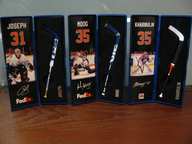 Limited Set Oilers Mini Sticks in Arts & Collectibles in Edmonton - Image 2