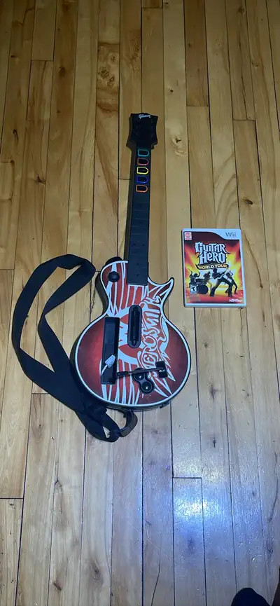 guitar hero Aerosmith Nintendo Wii + jeu , View more