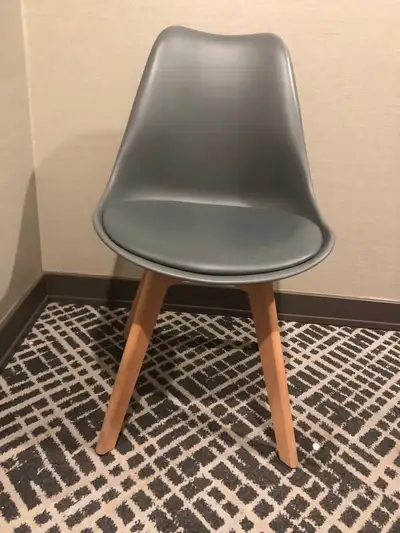Dining Chairs PU Faux Leather Side Chair with Beech Wood Legs,Up, View more