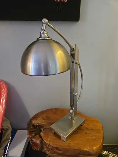 MCM Adjustable Stainless Steel Task Lamp, View more