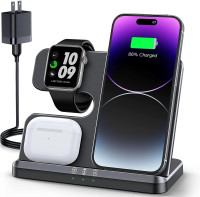 JARGOU 3 in 1 Wireless Charging Station