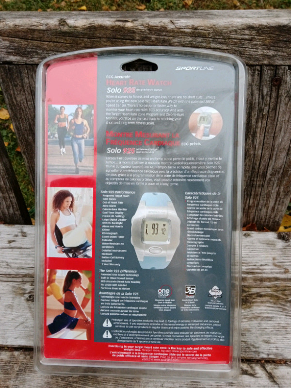 Women's Sportline ECG Accurate, Heart Rate Watch, Lightweight in Jewellery & Watches in Oshawa / Durham Region - Image 2