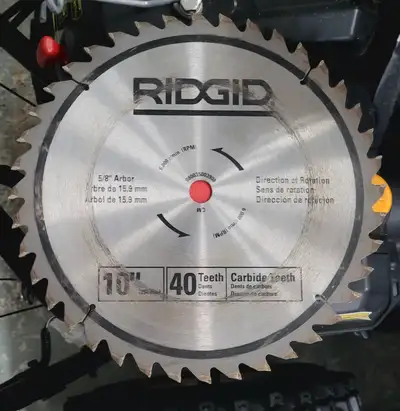 Ridgid 10" Blade, View more