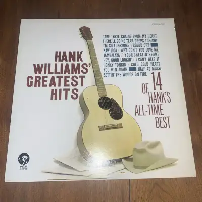 Hank Williams Greatest Hits LP & volume 2. , View more