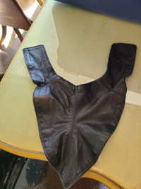 Motorcycle Neck Protector: Leather (Pickup in Centrepointe)