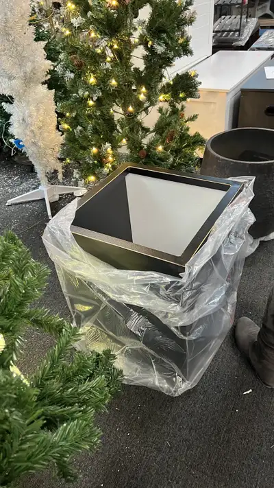 Galvanized Steel Planter Box Black Metal Planter Large Square In, View more