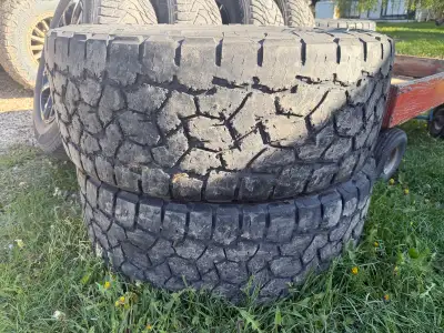 Have 4 Toyo tires leftover from trading my truck in Won’t fit on new one Be good for another summer...