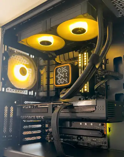 Beast Gaming PC -RTX 5070ti - Ryzen 9800X3D - 32GB RAM - 1TB SSD, View more