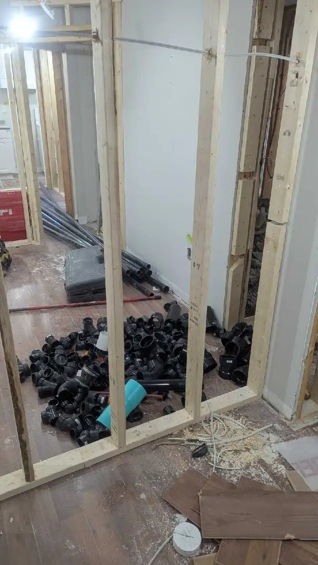 BASEMENT KITCHEN BATHROOM RENOVATION  in Renovations, General Contracting & Handyman in Oshawa / Durham Region - Image 5