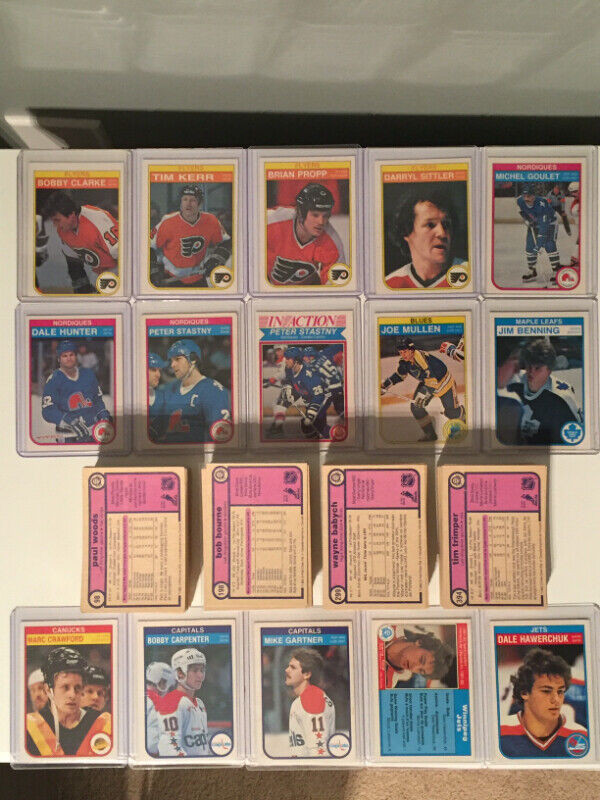 1982-83 OPC partial set, VG cond, includes some RC, CL and Stars in Arts & Collectibles in Oshawa / Durham Region - Image 2