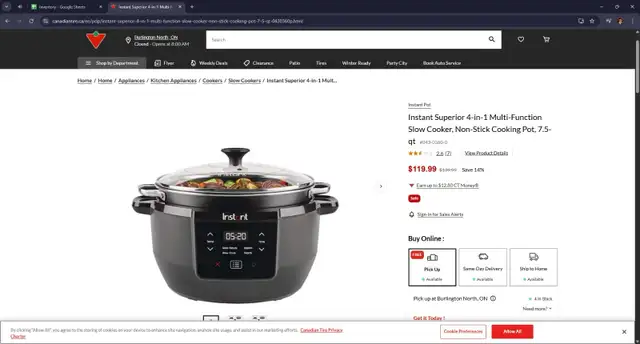 Instant Superior 4-in-1 Multi-Function Slow Cooker561546391014625281