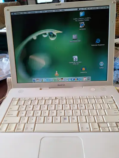 Apple iBook G4 laptop, View more