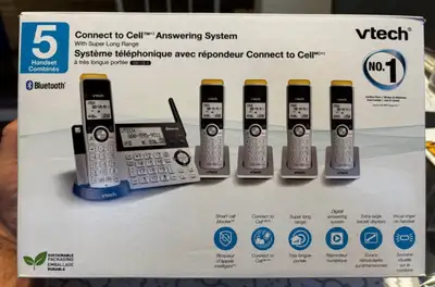 V-Tech 5-handset Phone System, View more