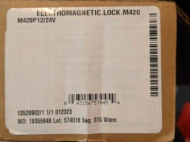 (Brand new- in box )Schlage Mag-Lock M420P in Security Systems in Calgary - Image 2