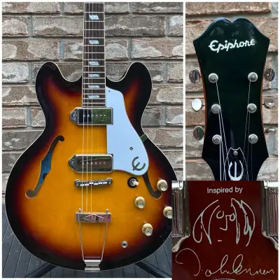 2010 Epiphone "Inspired by John Lennon" Casino, MINT, OHSC, View more