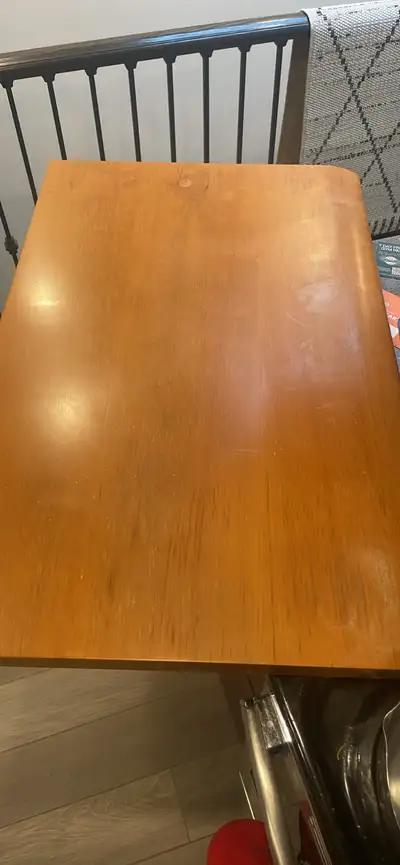 NEED GONE TODAY. Real wood desk table. $75, View more