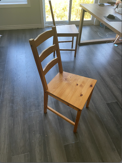 Wooden Dining Chairs from IKEA (set of 4), View more