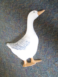 ceramic goose ornament