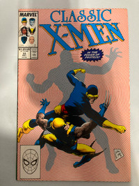 Classic X-Men Issue 33 Cyclops Wolverine Cover