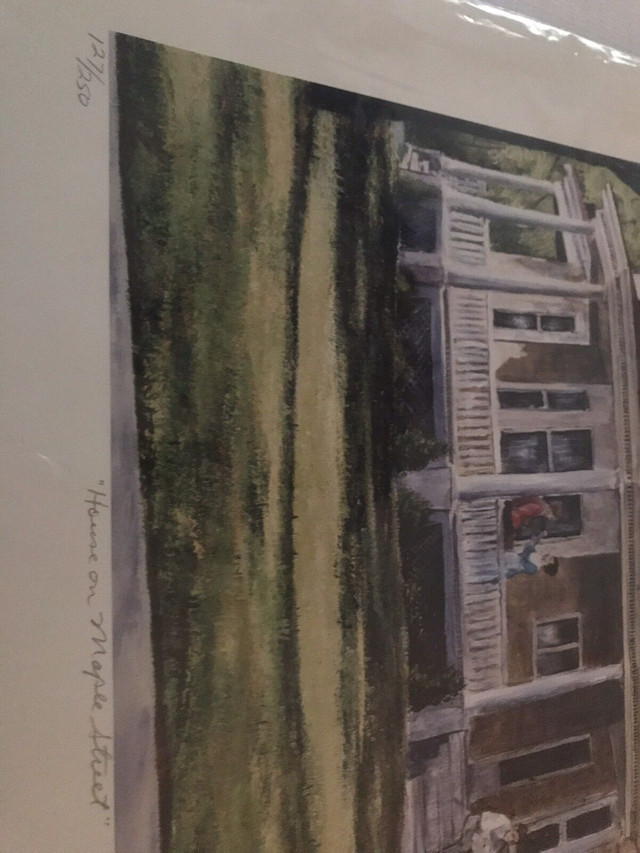 New!  Numbered Print by Roger Witmer “ House on Maple Street “ in Arts & Collectibles in Kitchener / Waterloo - Image 3