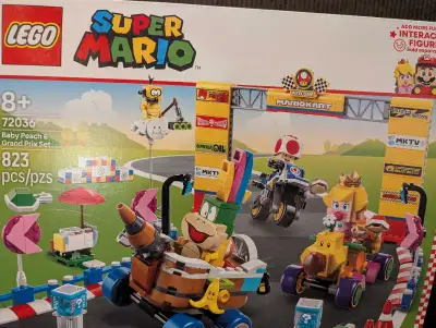 Brand New Sealed Lego Super Mario 72036 Baby Peach & Grand Prix Set 823 pieces ages 8+ See other ads...