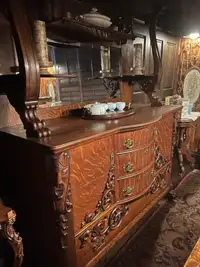 Dining Room Furniture  Style Victorian Antique Tiger Oak