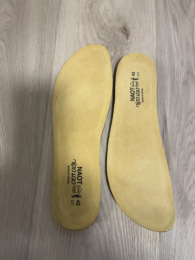 NAOT WOMENS REPLACEMENT FOOTBEDS Insoles EU 42 US L 11 Tan Suede in Women's - Shoes in Calgary - Image 3