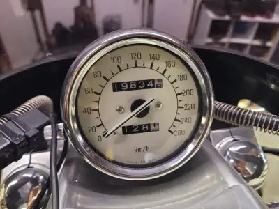 Second owner bought in 2000 with 5k. Mint condition. Stock. New gas tank, carbs synced and front bra...