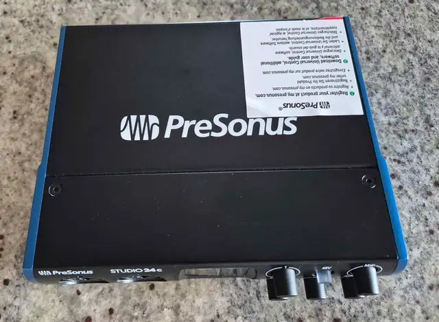 PreSonus Studio 24C Audio Interface in Pro Audio & Recording Equipment in Strathcona County - Image 3