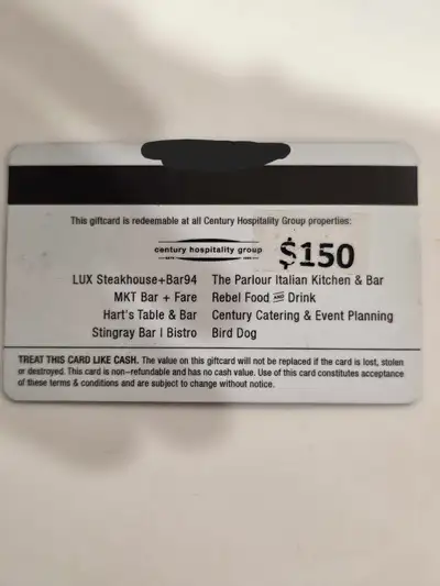 LUX STEAKHOUSE $150, View more