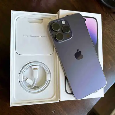 NEW [100% Battery] iPhone 14 Pro Max 128G + Warranty!, View more