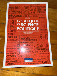 Livre lexique de science politique 4e édition 