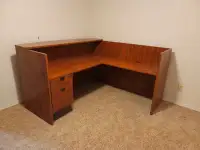 Desk with cabinet