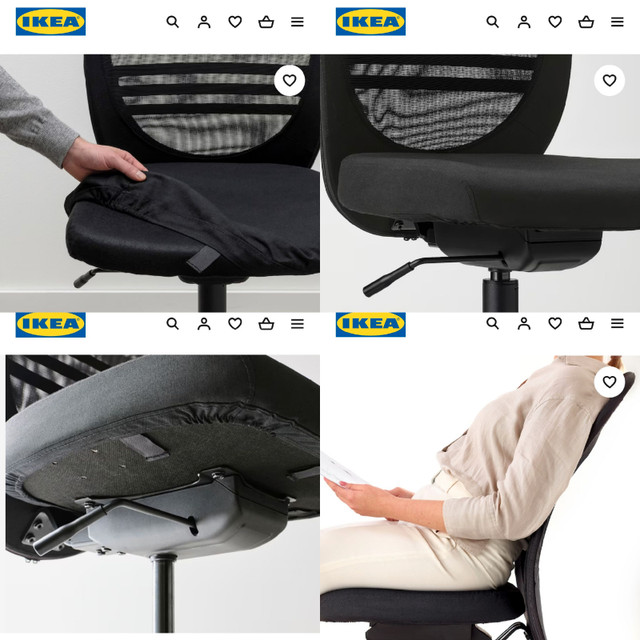 Must Go! Ikea FLINTAN Office Chair, Black in Other in City of Toronto - Image 4