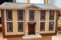 Doll House, Victorian-style, Wooden, Vintage 2-story, 8-rooms