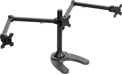 VIVO Triple LED LCD Computer Monitor Free Standing Desk Mount, View more