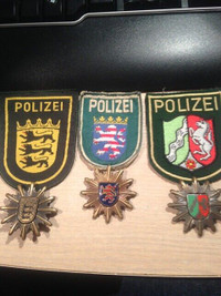 Écussons et badges de police (3 sets)
