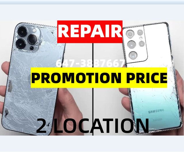 ⭕BEST PRICE REPAIR⭕iPhone+SAMSUNG+iPad+iWatch+Google FIX ON SPOT in Cell Phone Services in City of Toronto