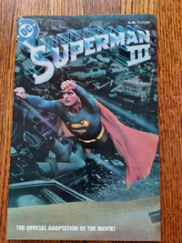 SUPERMAN III Official Movie Adaptation Comic 1983 High Grade