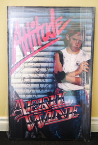 April Wine Band Signed Framed Attitude Poster $450