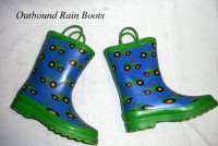 Kids Rubber Boots, size 12, Soft, Flexible, Clean, Dry