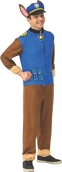 Paw Patrol Chase Costume - Size Extra Large (XL)