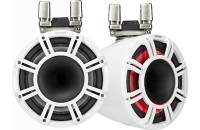 Kicker 44KMTC114W11" wakeboard tower speakers with LED grilles